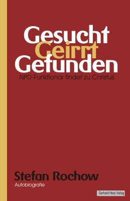 Gesucht Geirrt Gefunden - Stefan Rochow. Buchcover kreiert von aRthur Huber in Langenargen.